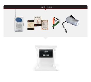 2 Person Necessity Survival Kit, Bucket and Lid