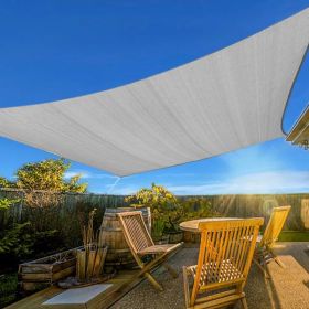 10'X10' Light Grey HDPE Sunshade Sail (Option: defaulttitle)